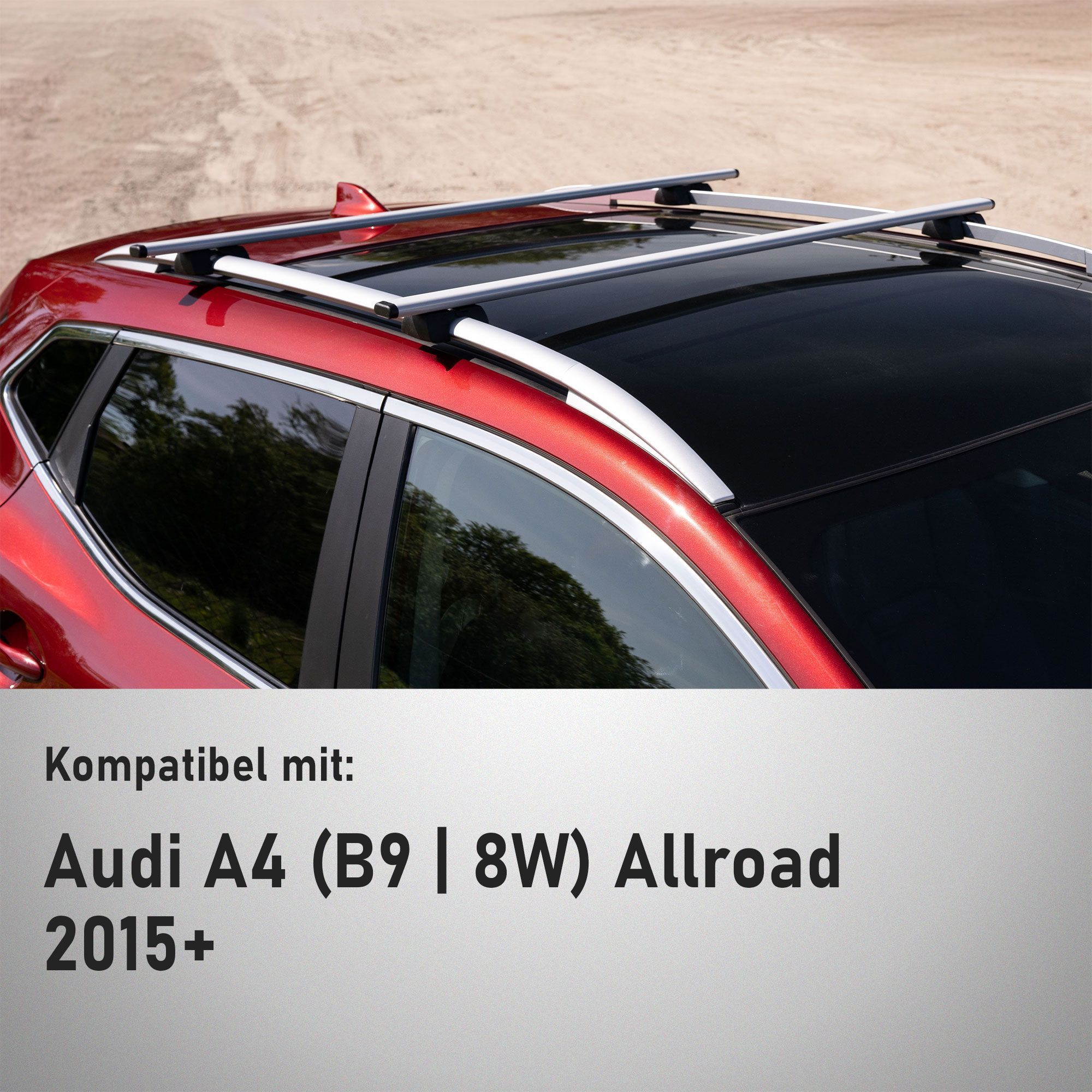 Roof Rack for Audi A4 Estate (B9 | X 8W) Allroad 2016-2024 Painted ...