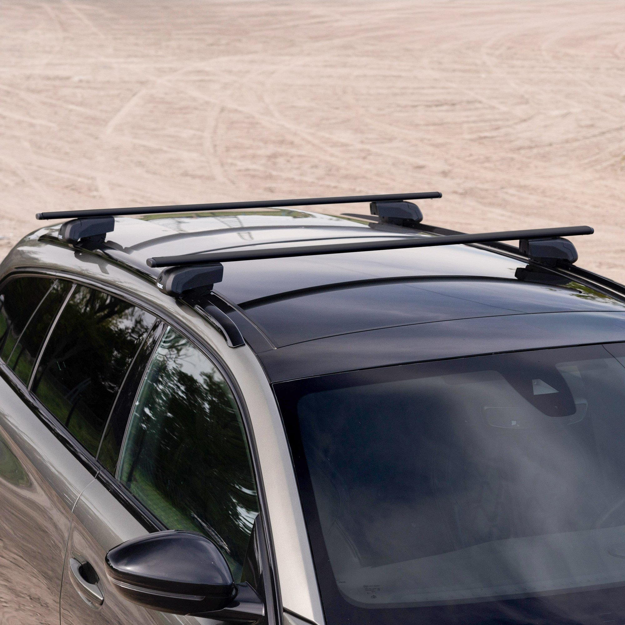 Roof Rack for Nissan Qashqai III (J12) 2021- Painted Black ...